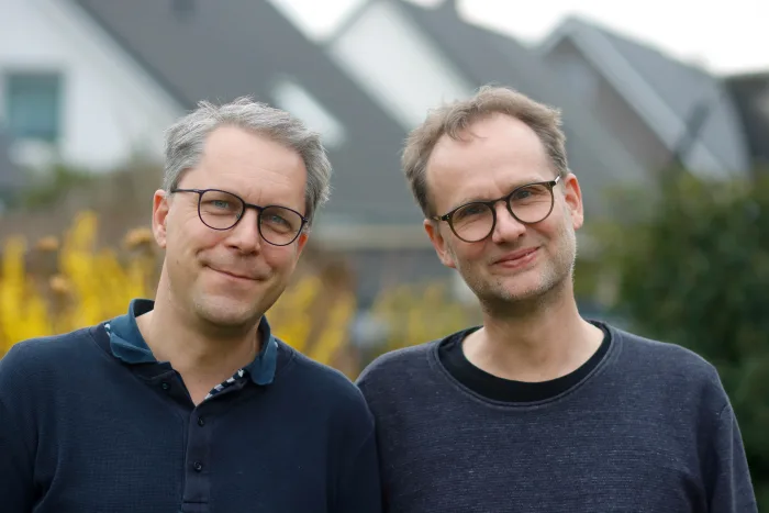 Auf dem Foto sind Oliver Geister und Christian Peitz zu sehen